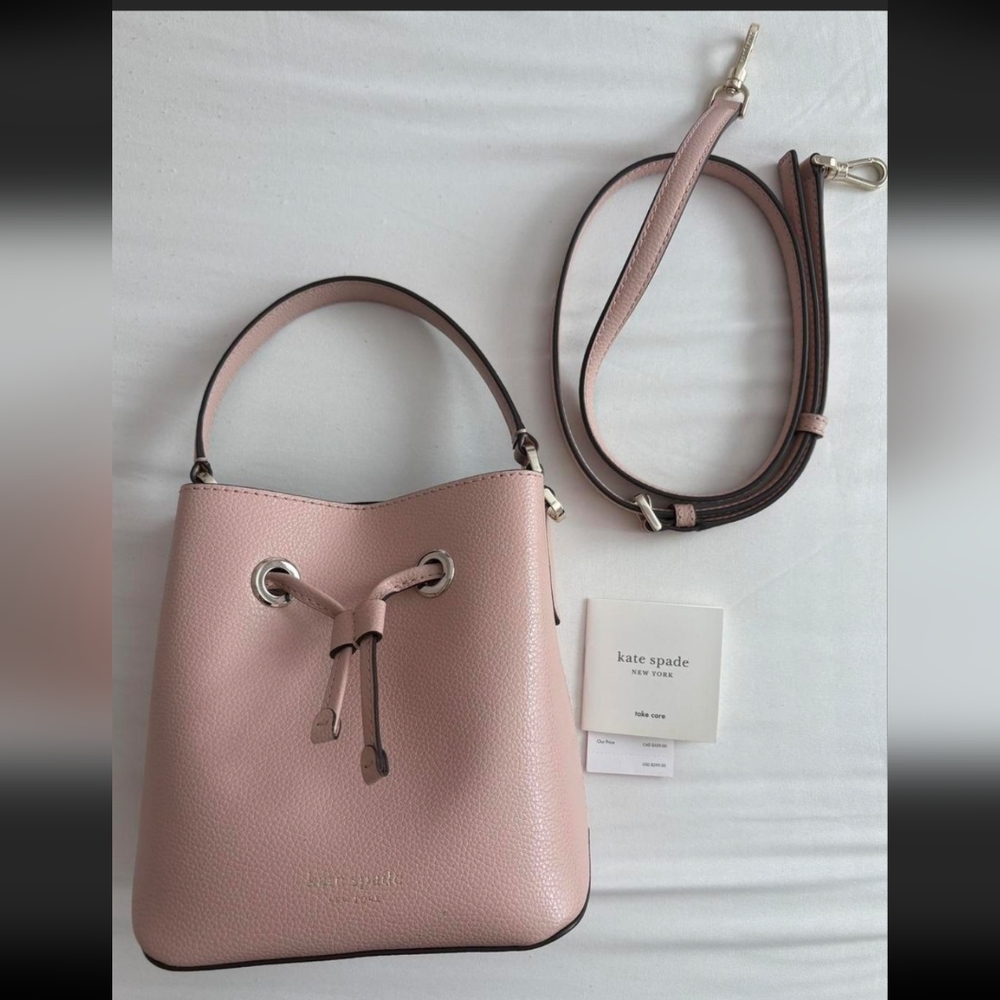 Kate Spade Light Pink Bucket Shoulder Bag